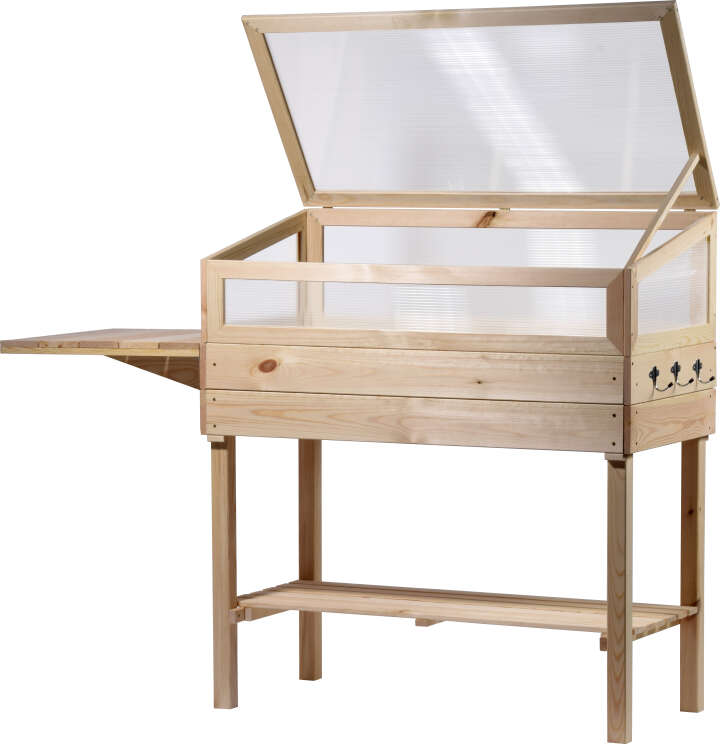 dobar Erhöhtes Frühbeet mit Tisch & Haken